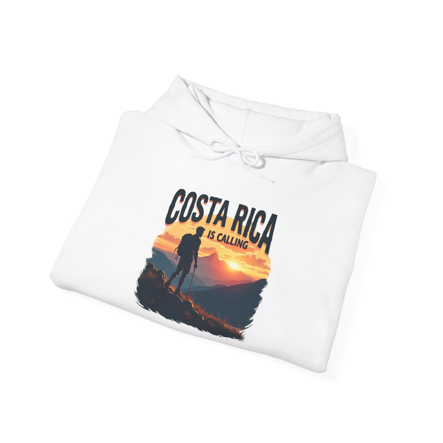 "Costa Rica is calling Hiking" Unisex Heavy Blend™ Hooded Sweatshirt