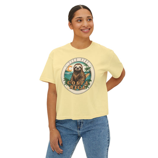 Ticovibe Costa Rica Women's Boxy Tee