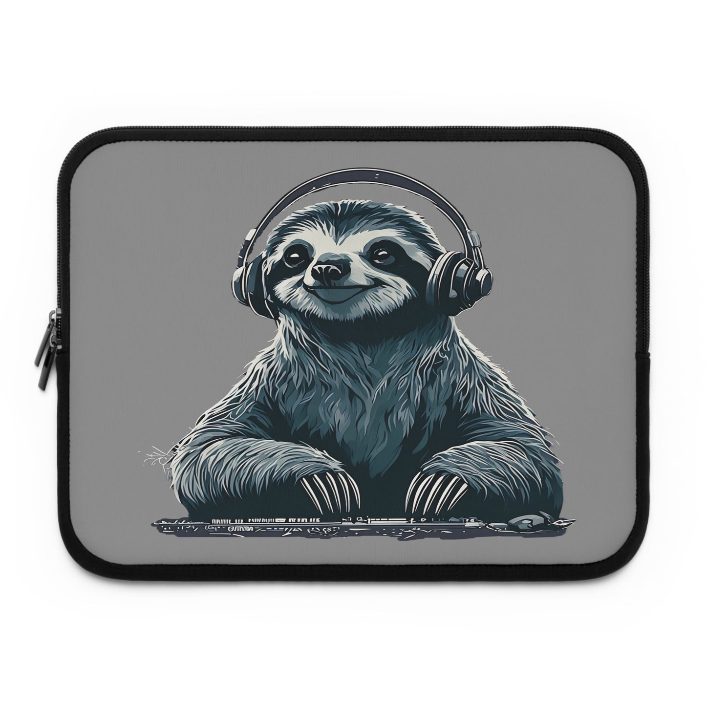 DJ Sloth Vibes Laptop Sleeve – Travel in Style