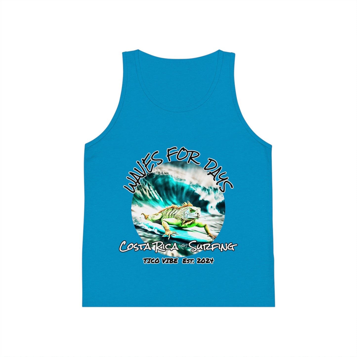 "Waves for days" Kid's Jersey Tank Top