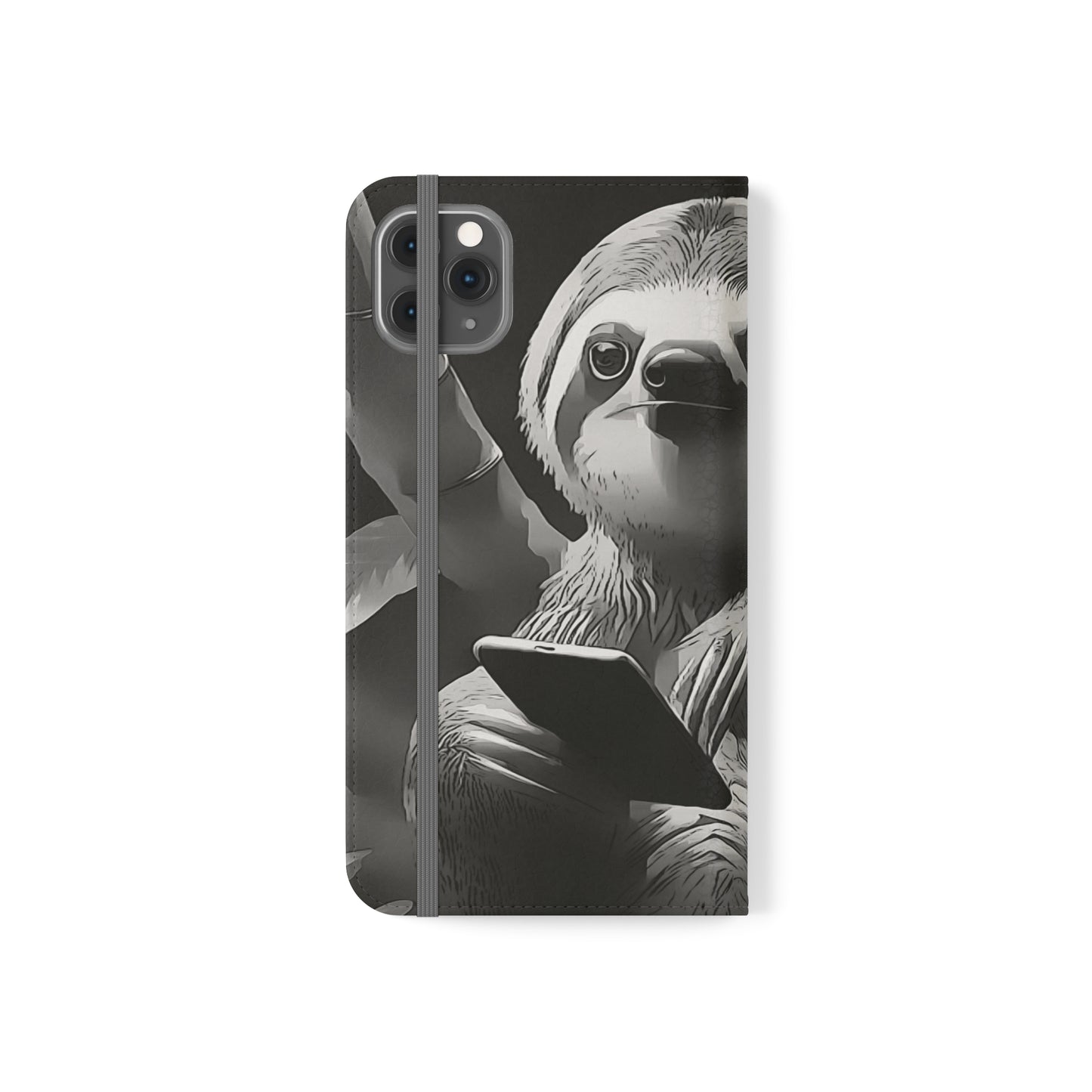 "Sloth on Cell" Flip Cases