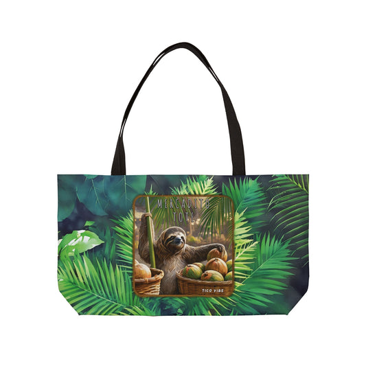 Mercadito Sloth Weekender Tote Bag