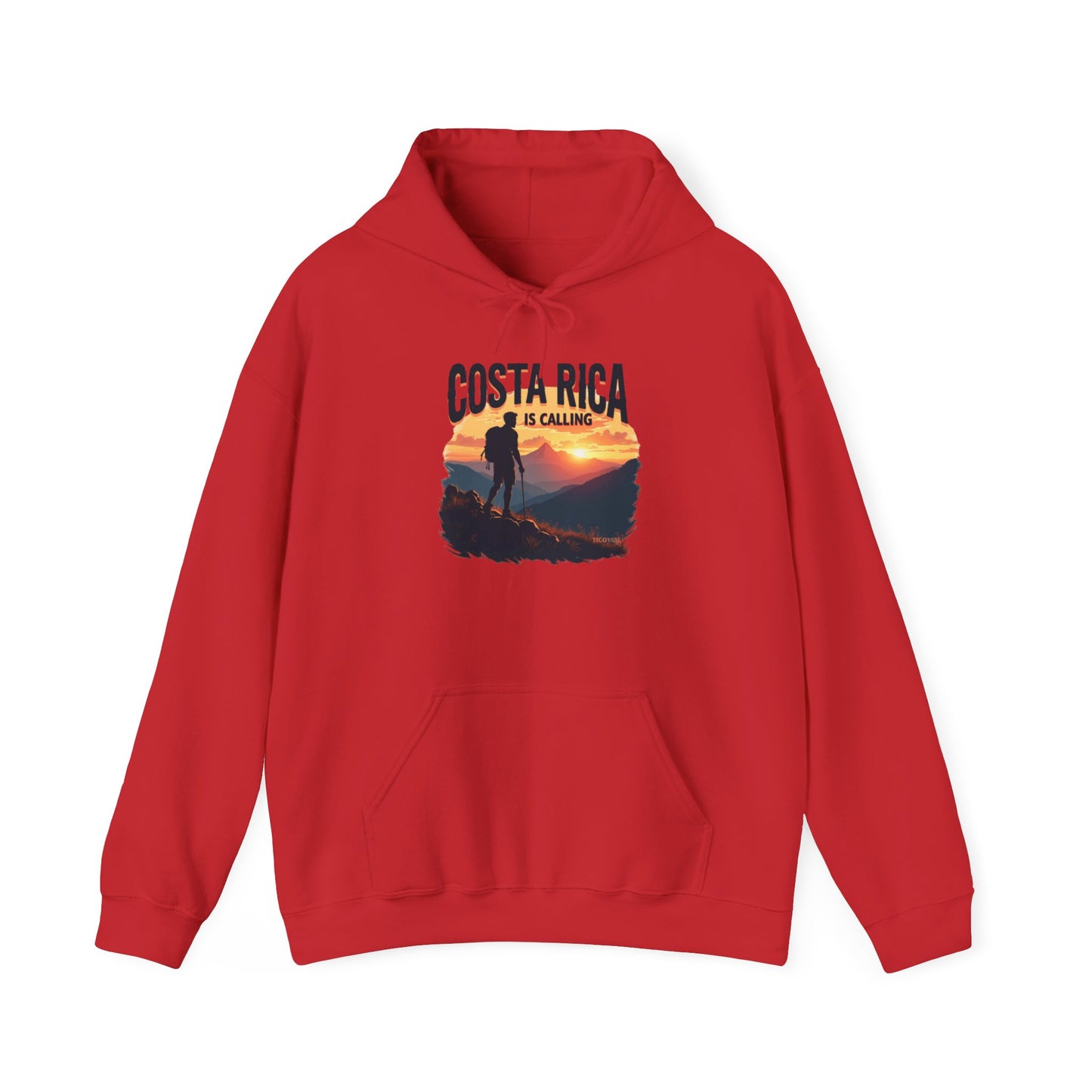 "Costa Rica is calling Hiking" Unisex Heavy Blend™ Hooded Sweatshirt