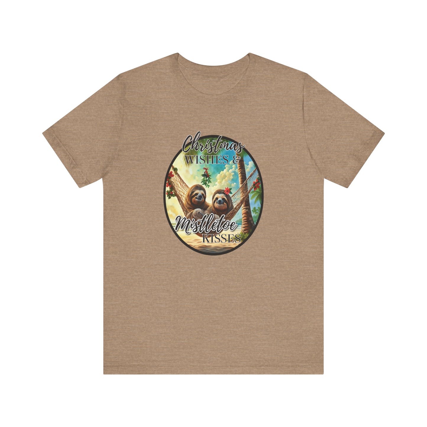 "Slothy Kisses" Unisex Jersey Short Sleeve Tee