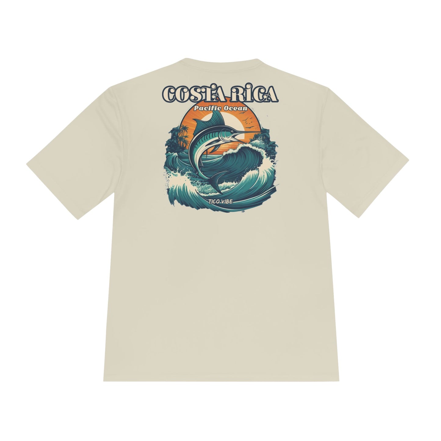 Costa Rica Marlin Fishing Unisex Moisture-Wicking Performance Tee