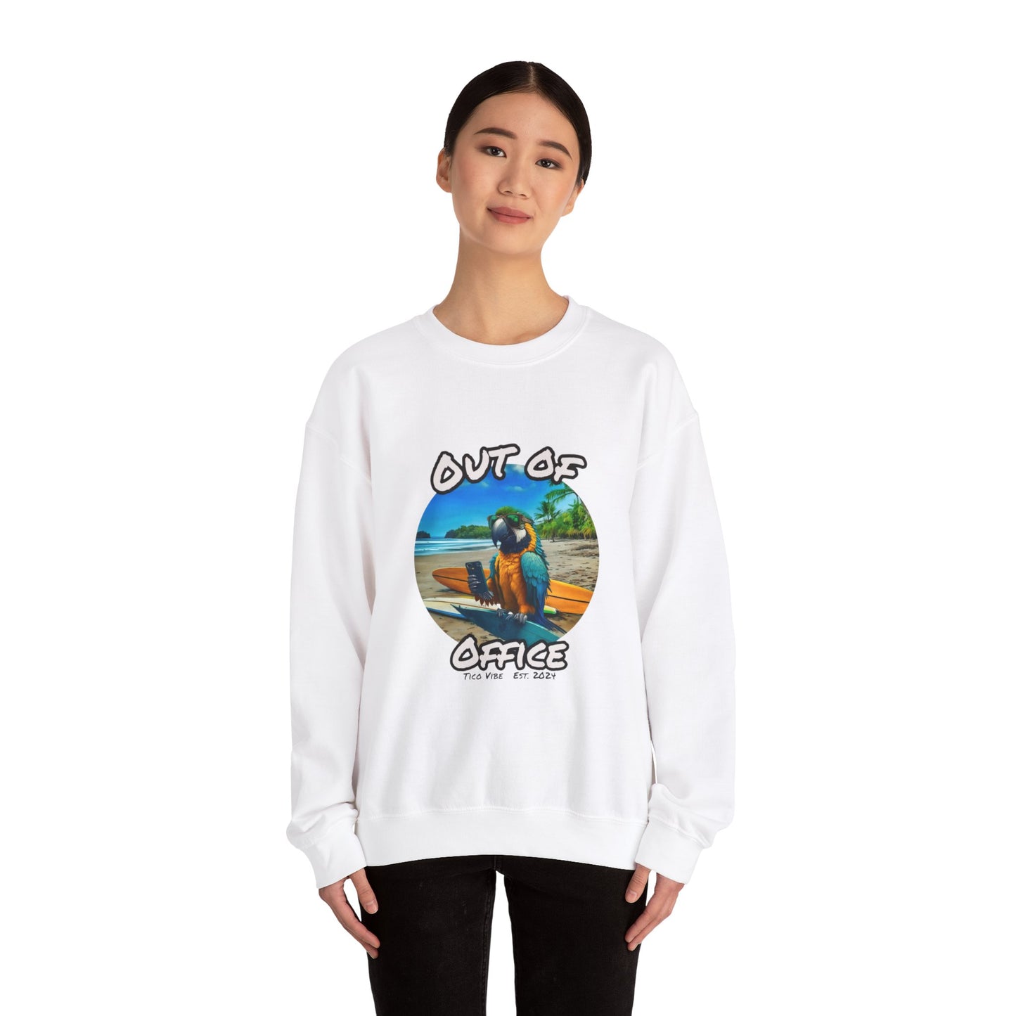 "Out of office" Unisex Heavy Blend™ Crewneck Sweatshirt