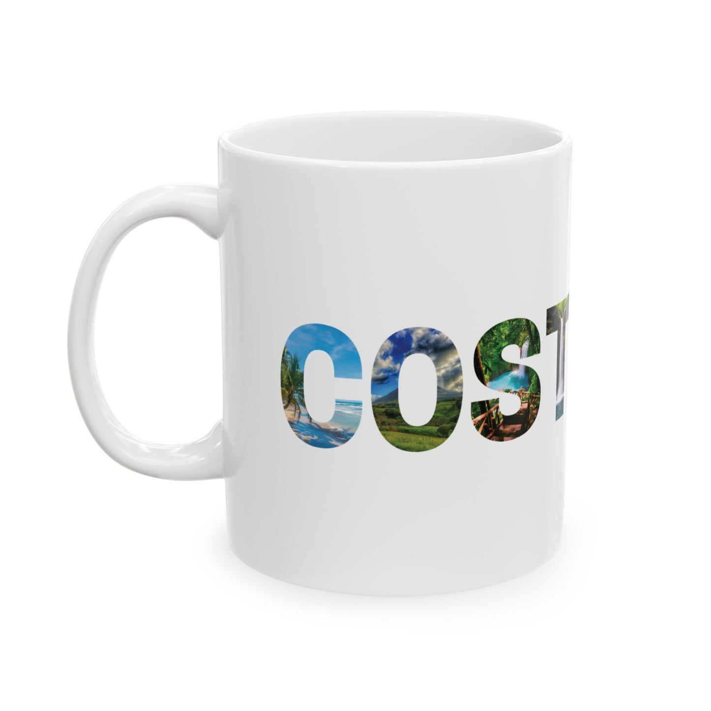 "Costa Rica" Ceramic Mug, (11oz, 15oz)