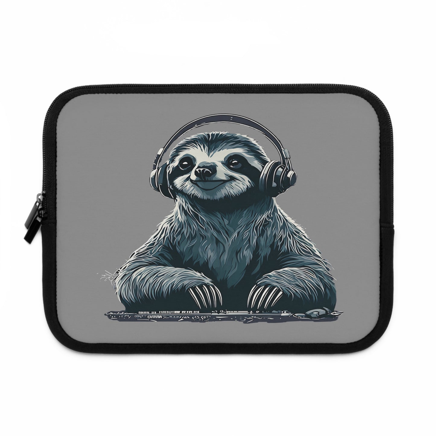 DJ Sloth Vibes Laptop Sleeve – Travel in Style