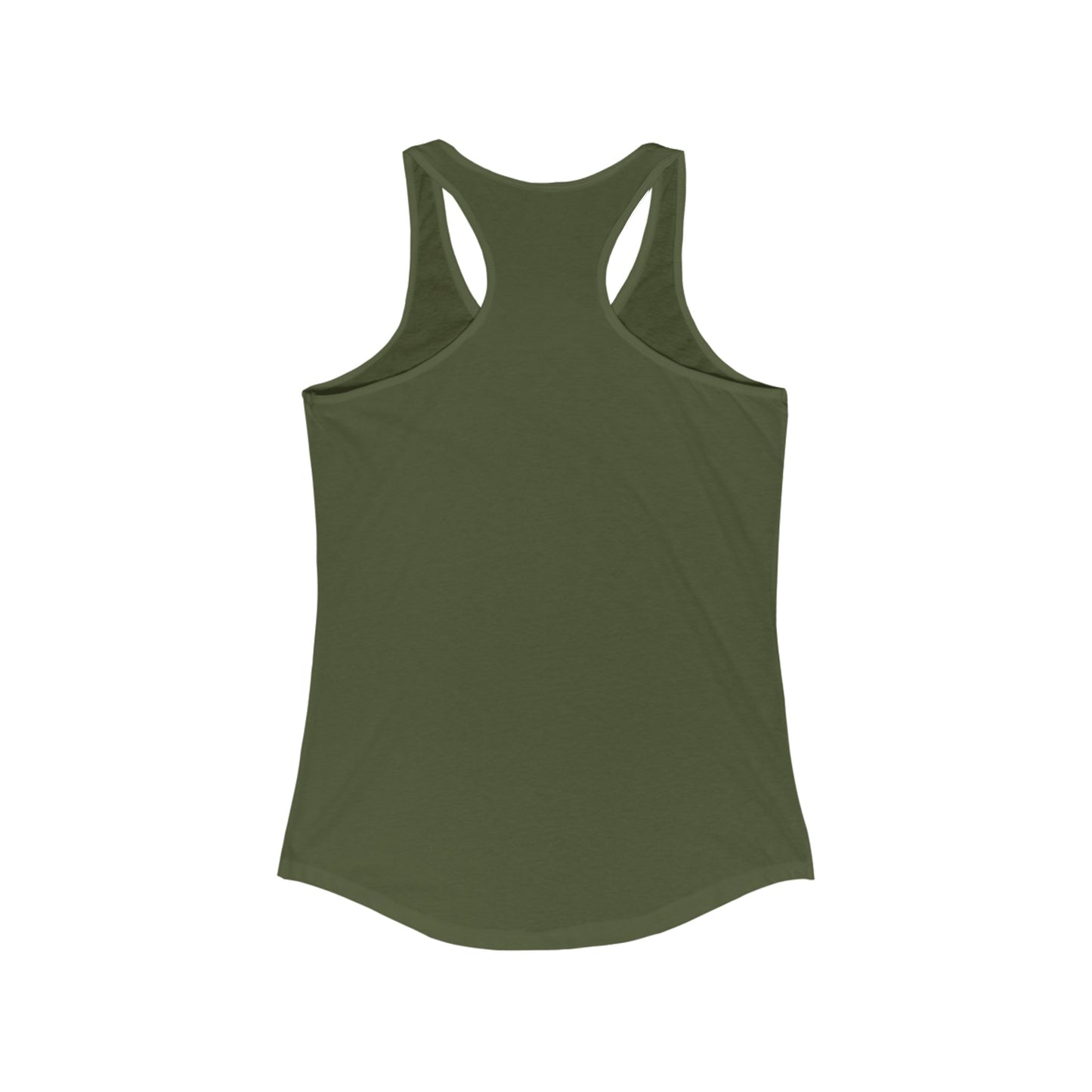 "Out of office" Women's Ideal Racerback Tank