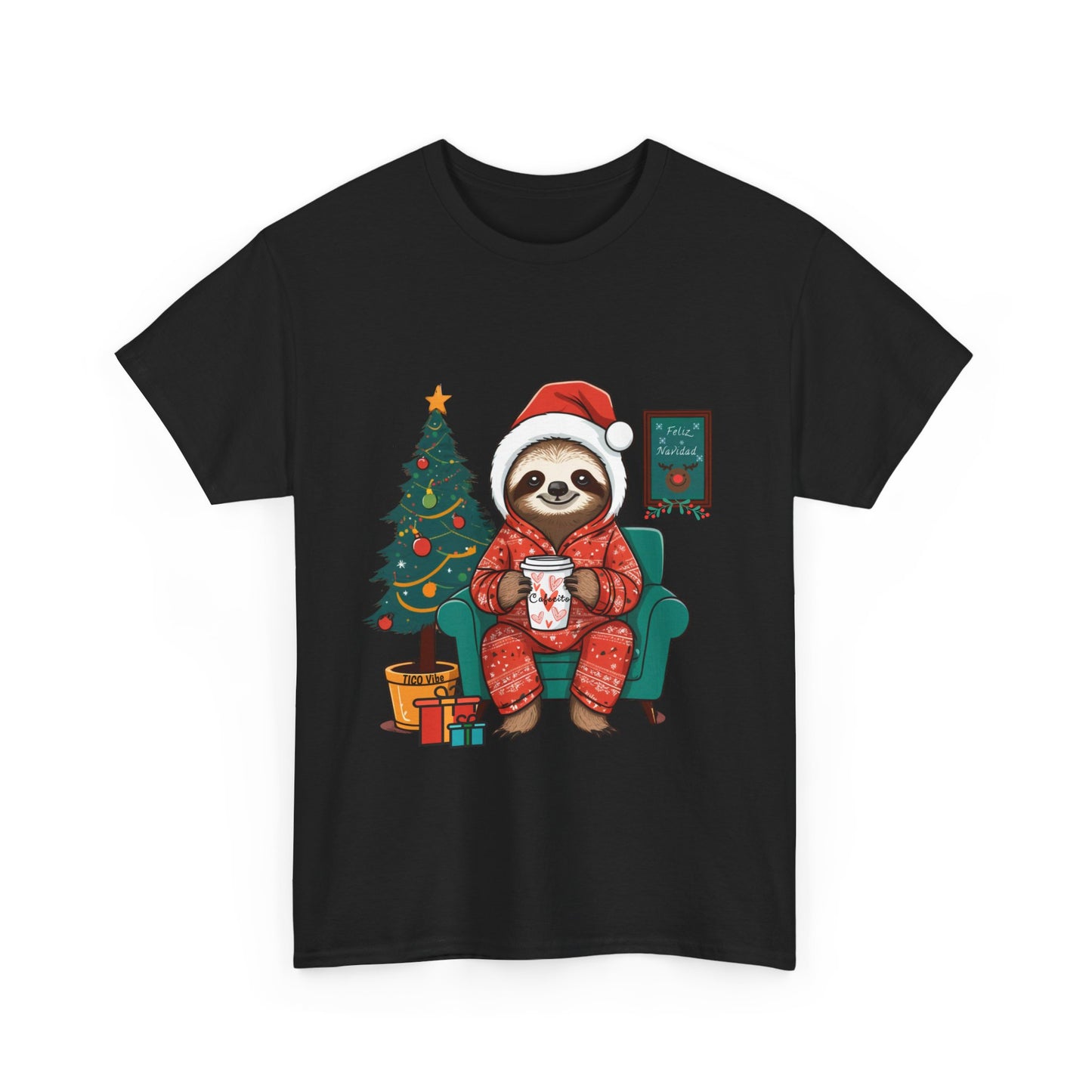 "Cafesito Sloth" Unisex Heavy Cotton Tee