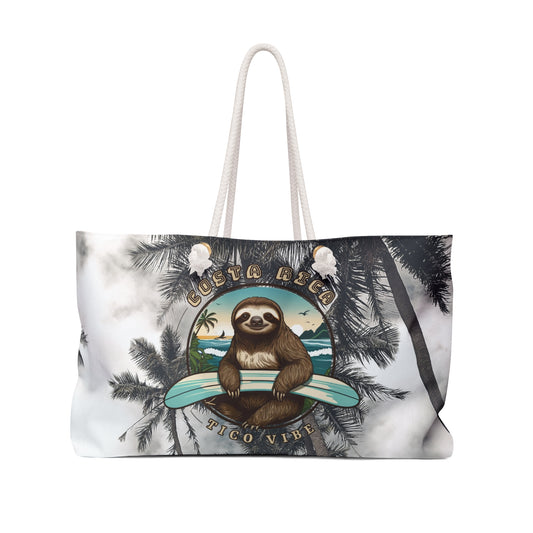 Tico Vibe Surfing Sloth Weekender Bag