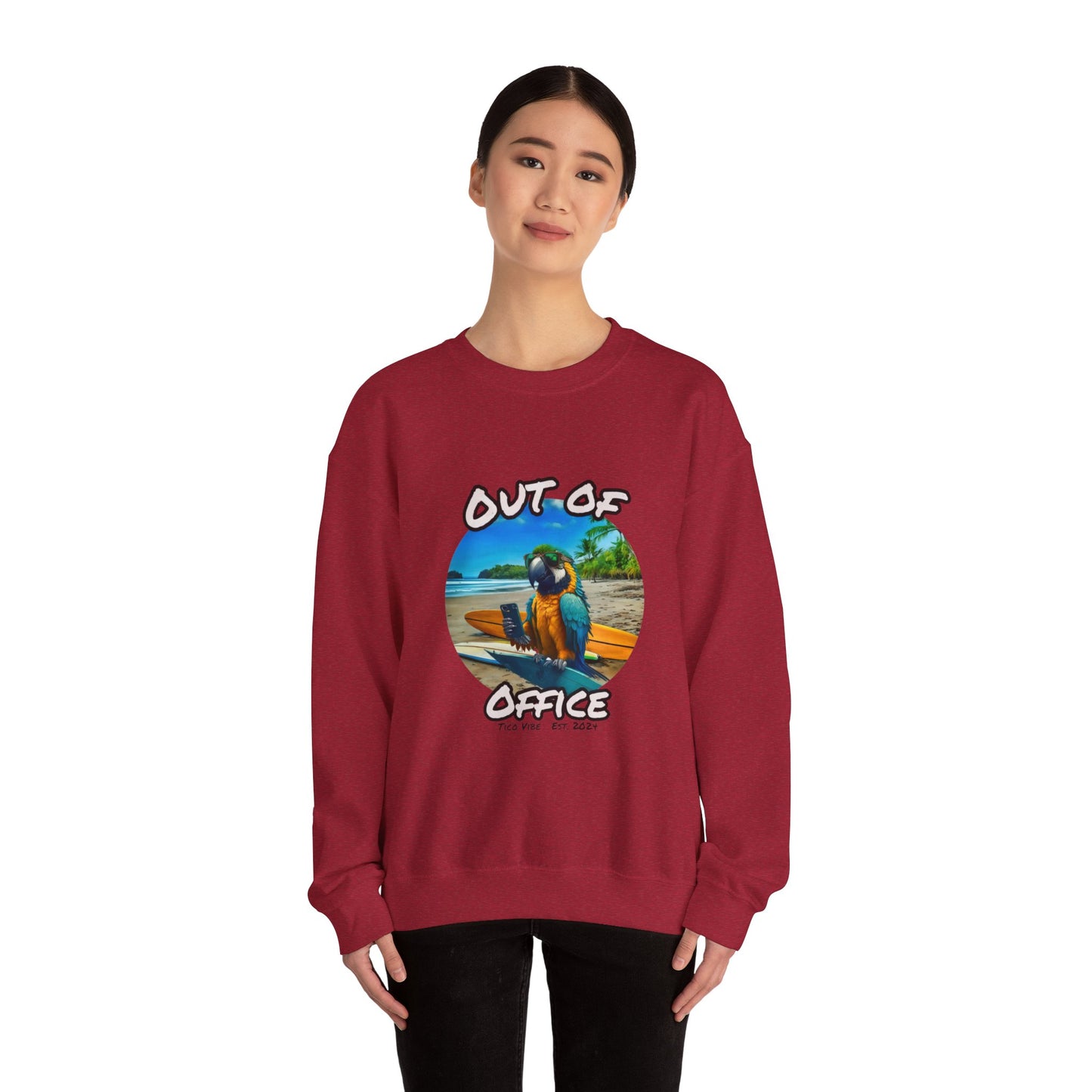 "Out of office" Unisex Heavy Blend™ Crewneck Sweatshirt