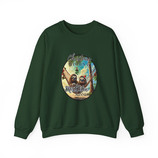 "Sloth-y Kisses"Unisex Heavy Blend™ Crewneck Sweatshirt