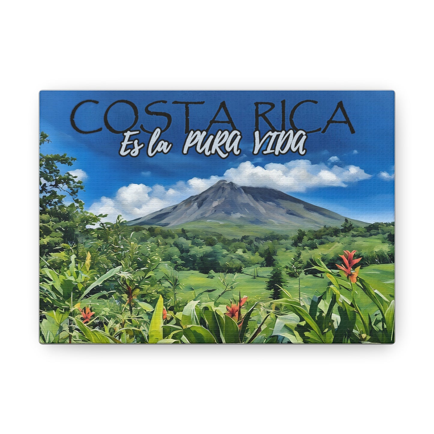 "Costa Rica es la Pura Vida" Canvas Gallery Wraps