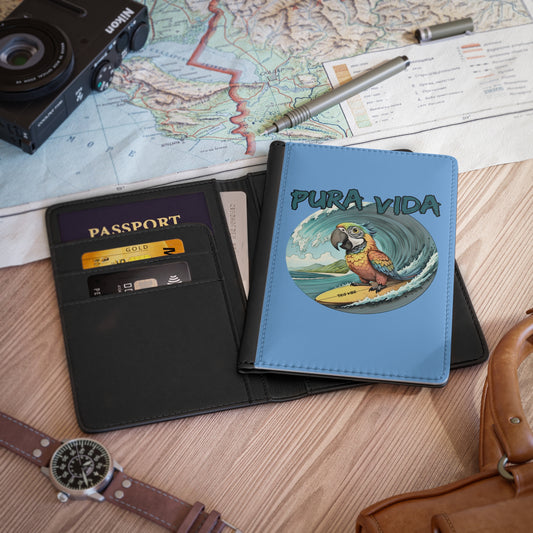 Pura Vida Surfing Macaw Passport Cover