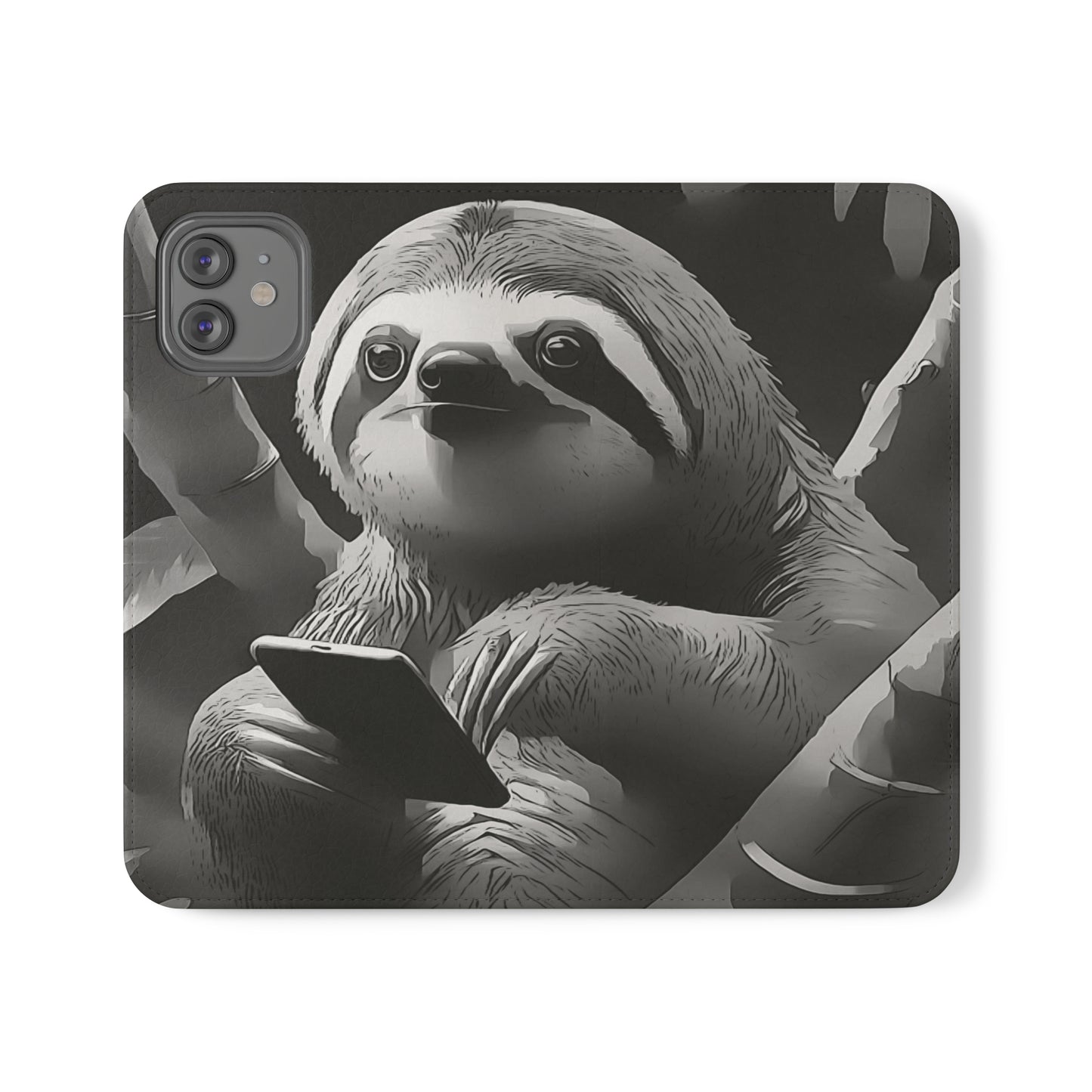 "Sloth on Cell" Flip Cases