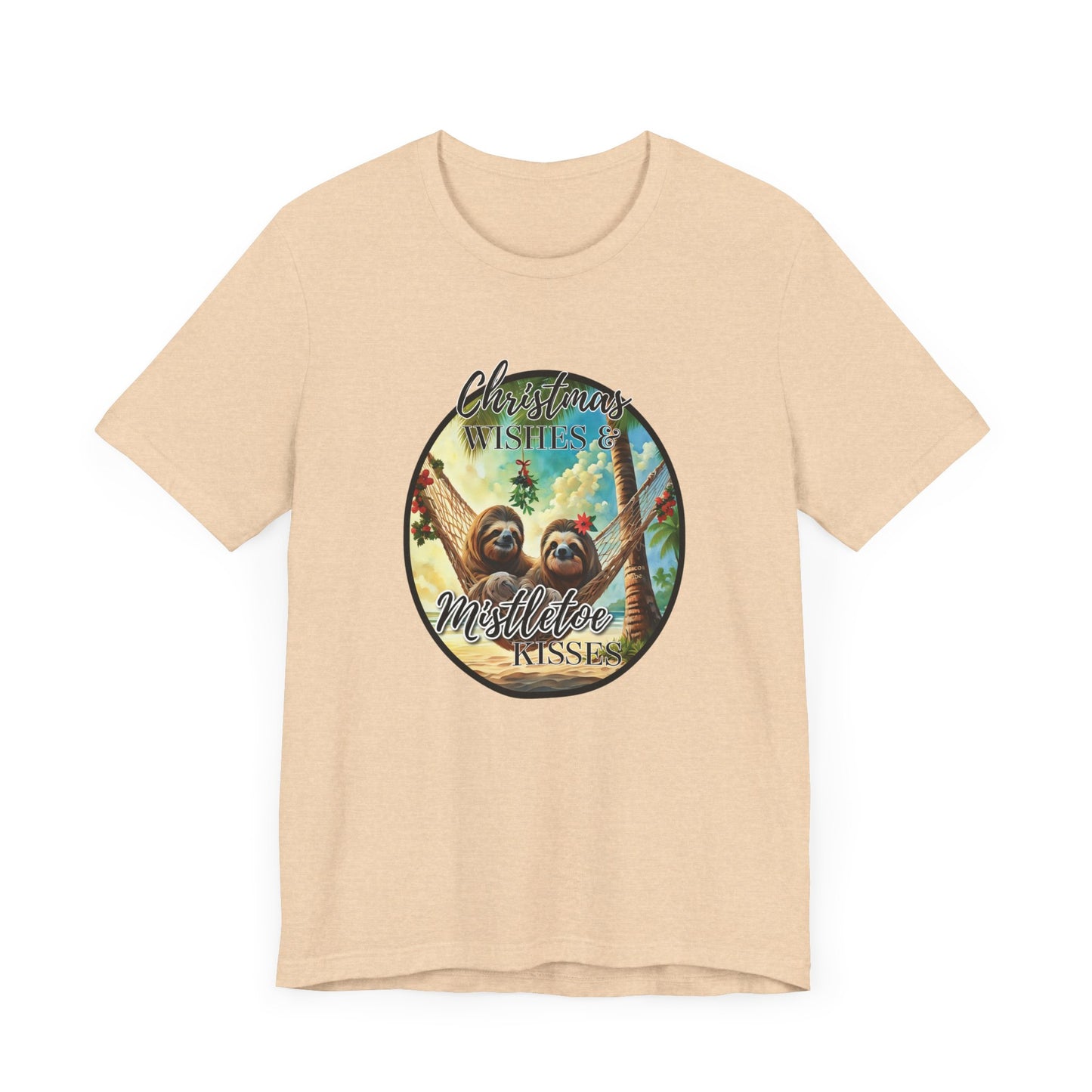 "Slothy Kisses" Unisex Jersey Short Sleeve Tee