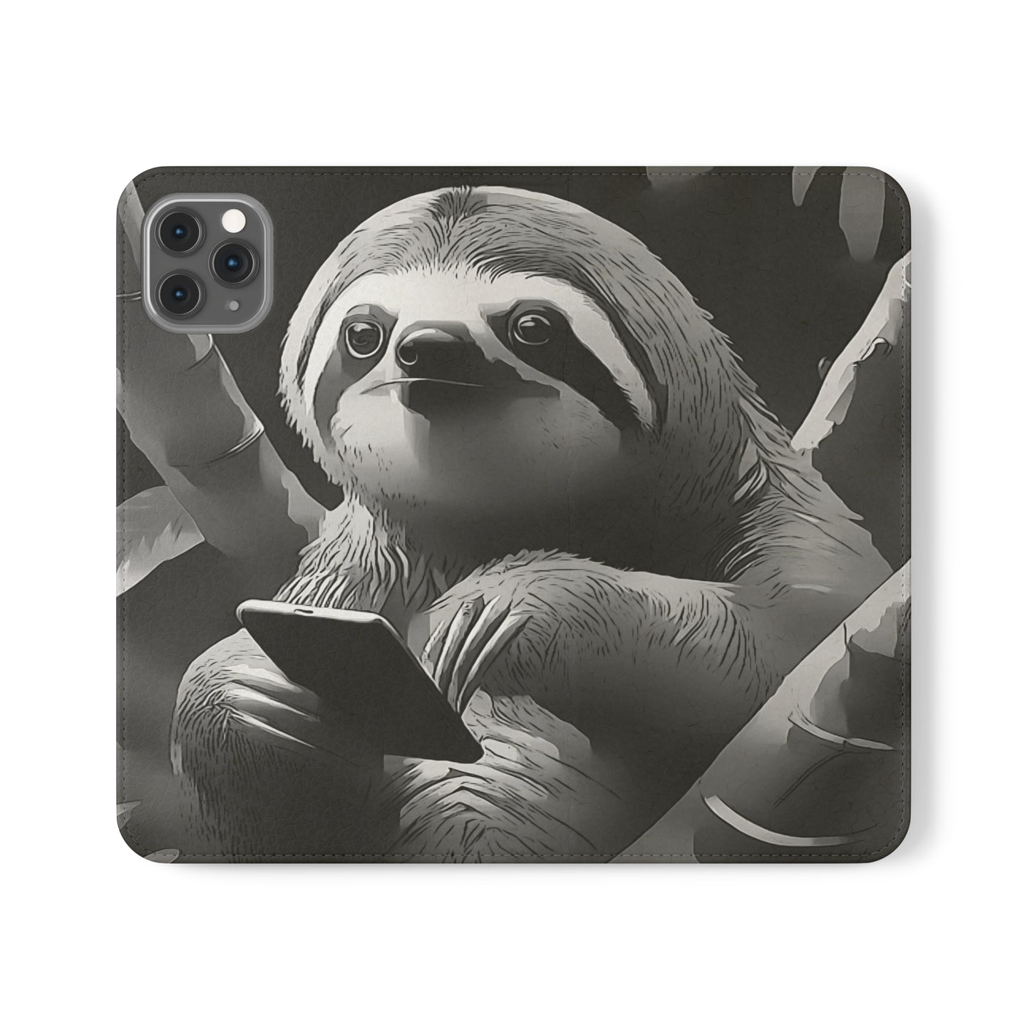 "Sloth on Cell" Flip Cases