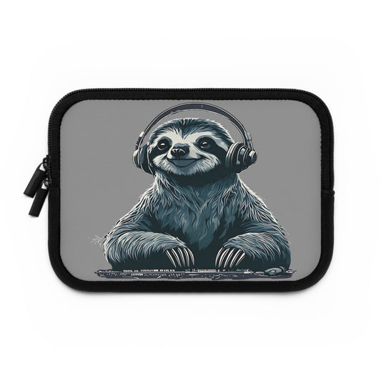 DJ Sloth Vibes Laptop Sleeve – Travel in Style