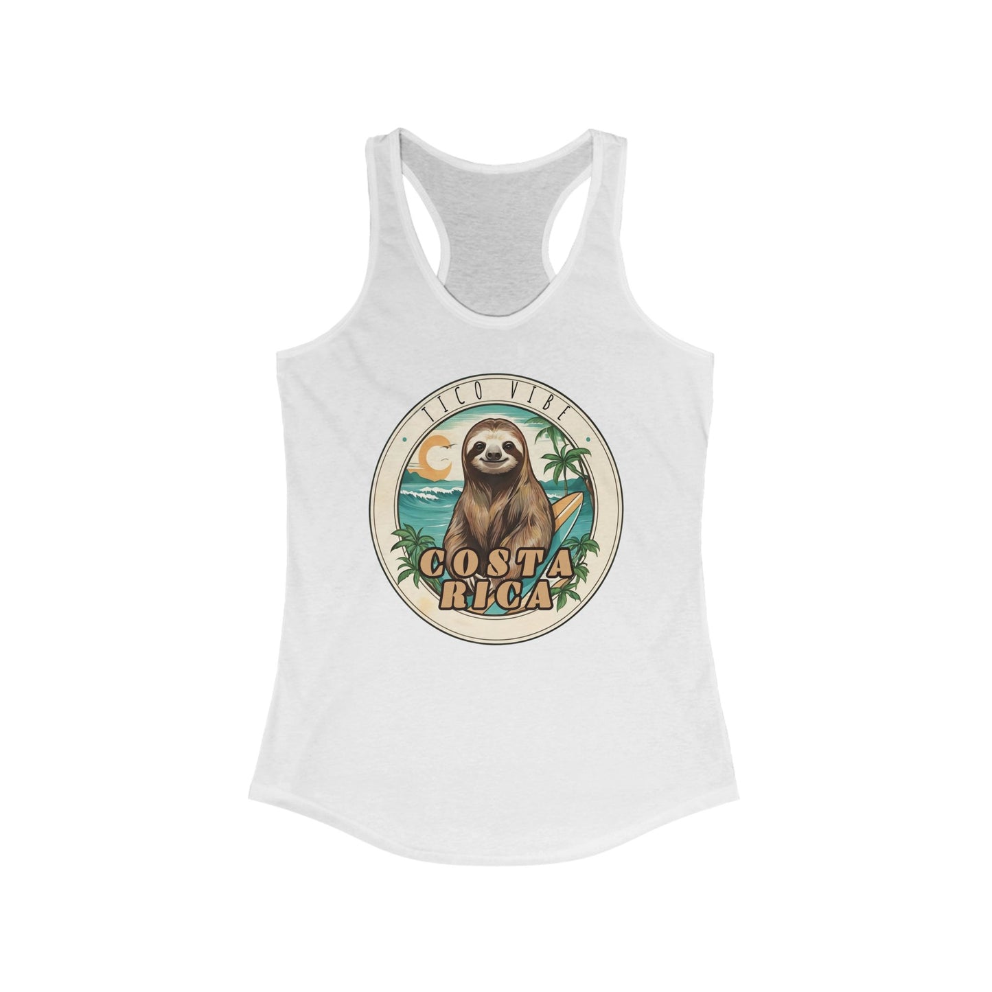 Tico Vibe Costa Rica Women's Racerback Tank