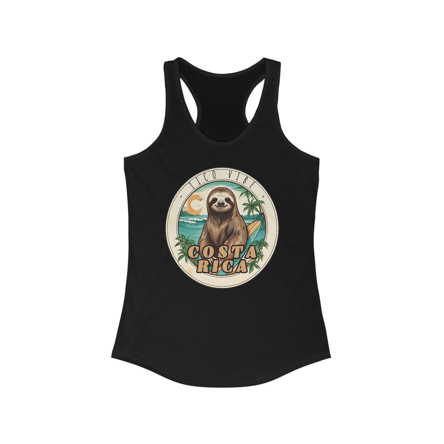 Tico Vibe Costa Rica Women's Racerback Tank