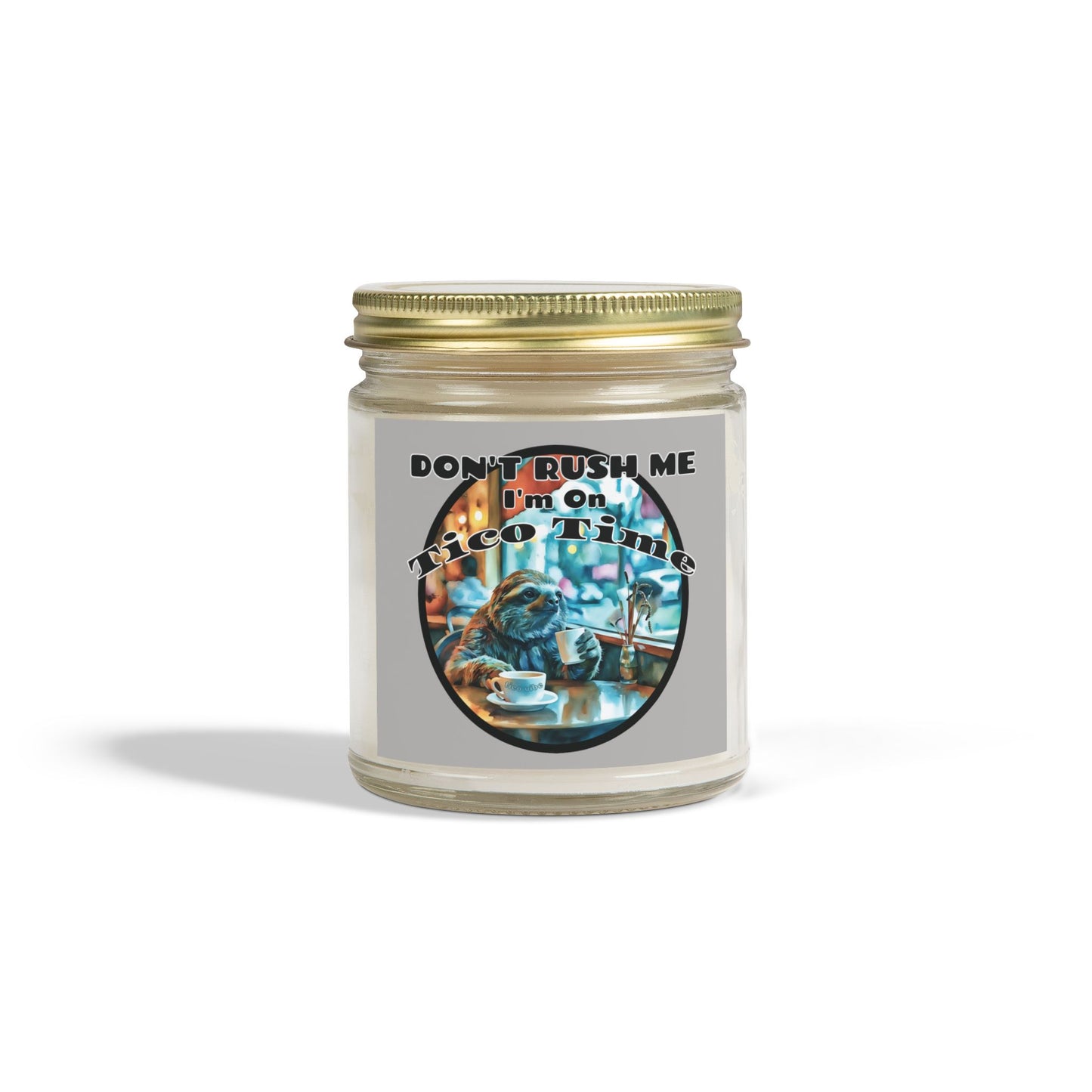 "Tico Time" Scented Candles – Relaxing Coconut Apricot Wax (4oz & 9oz)