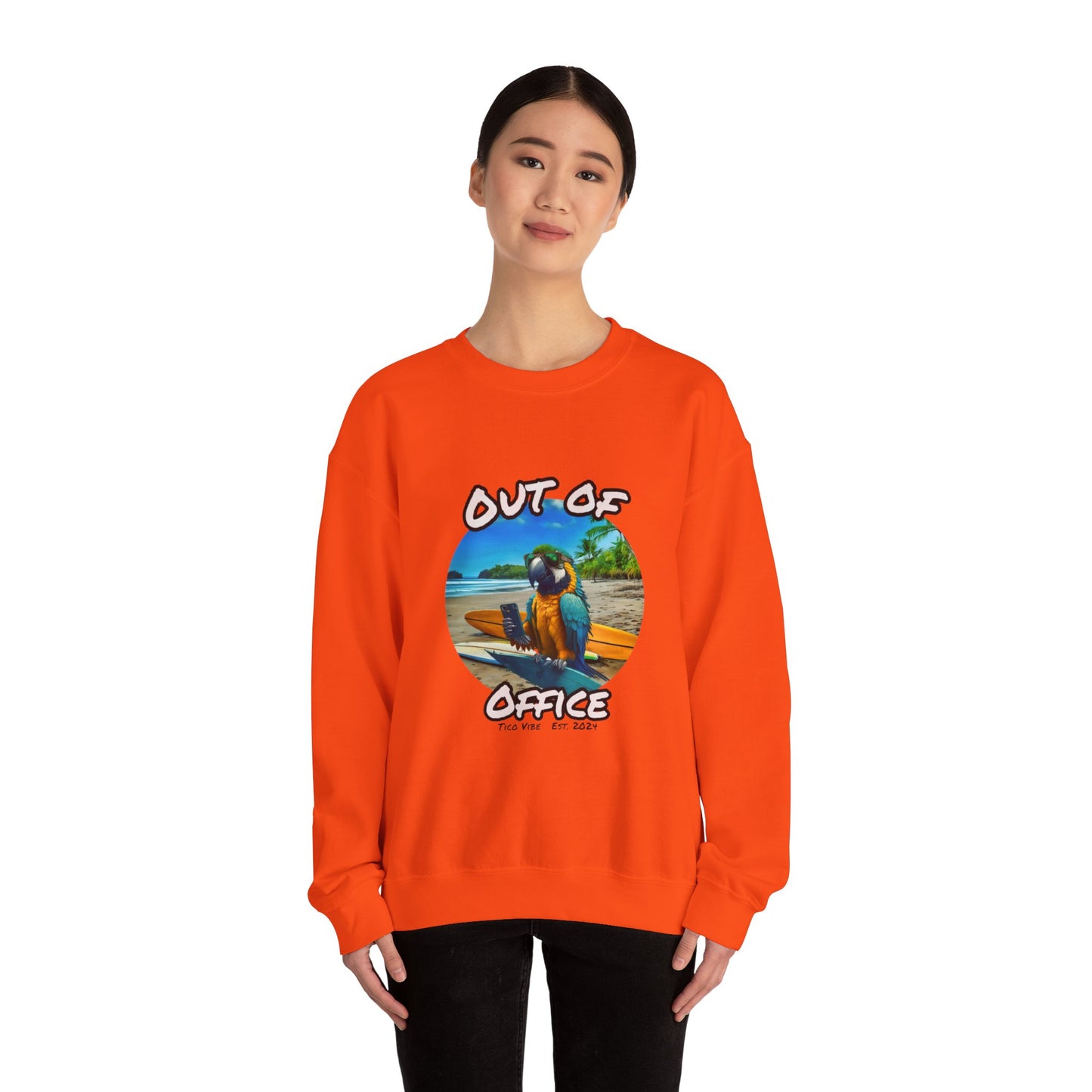 "Out of office" Unisex Heavy Blend™ Crewneck Sweatshirt