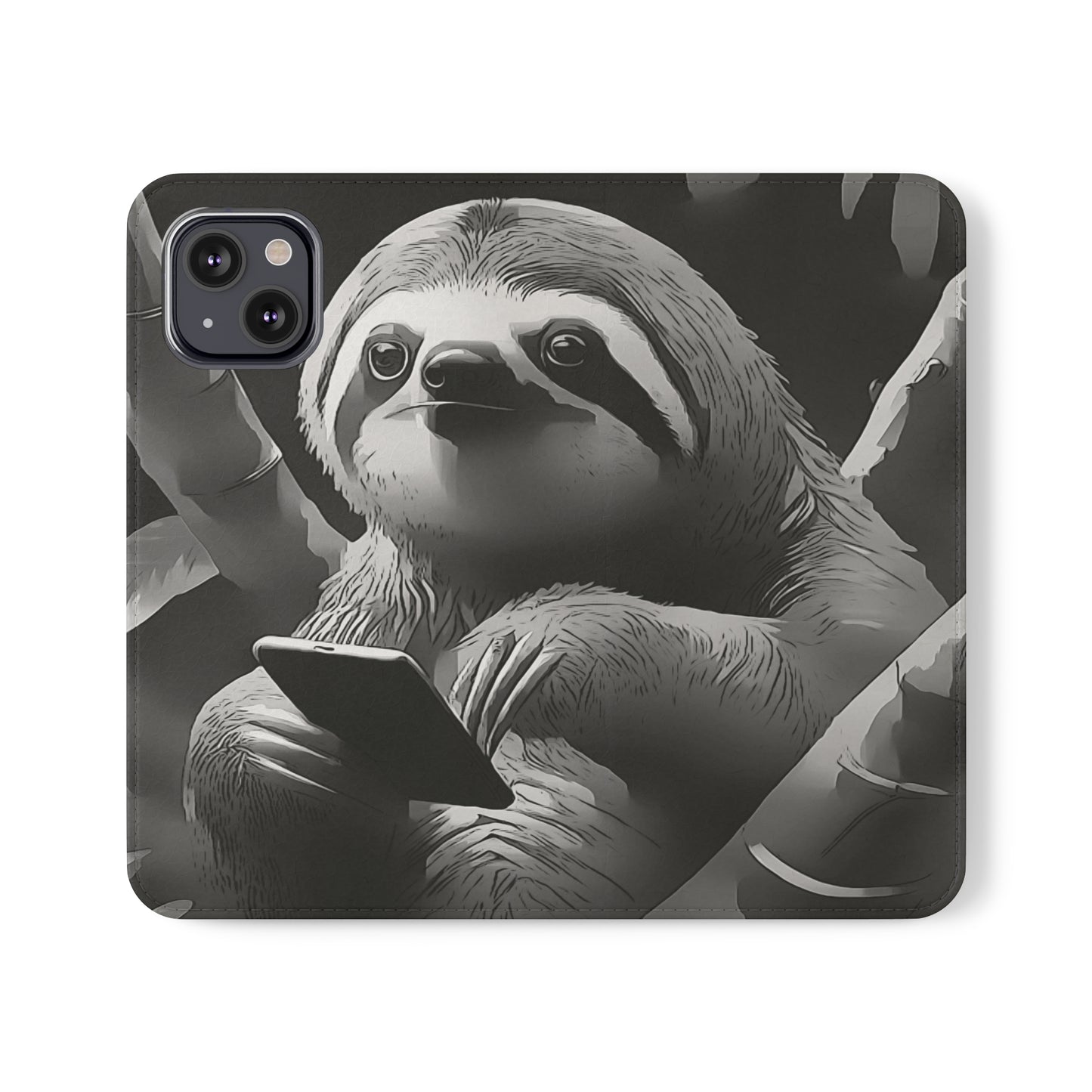 "Sloth on Cell" Flip Cases