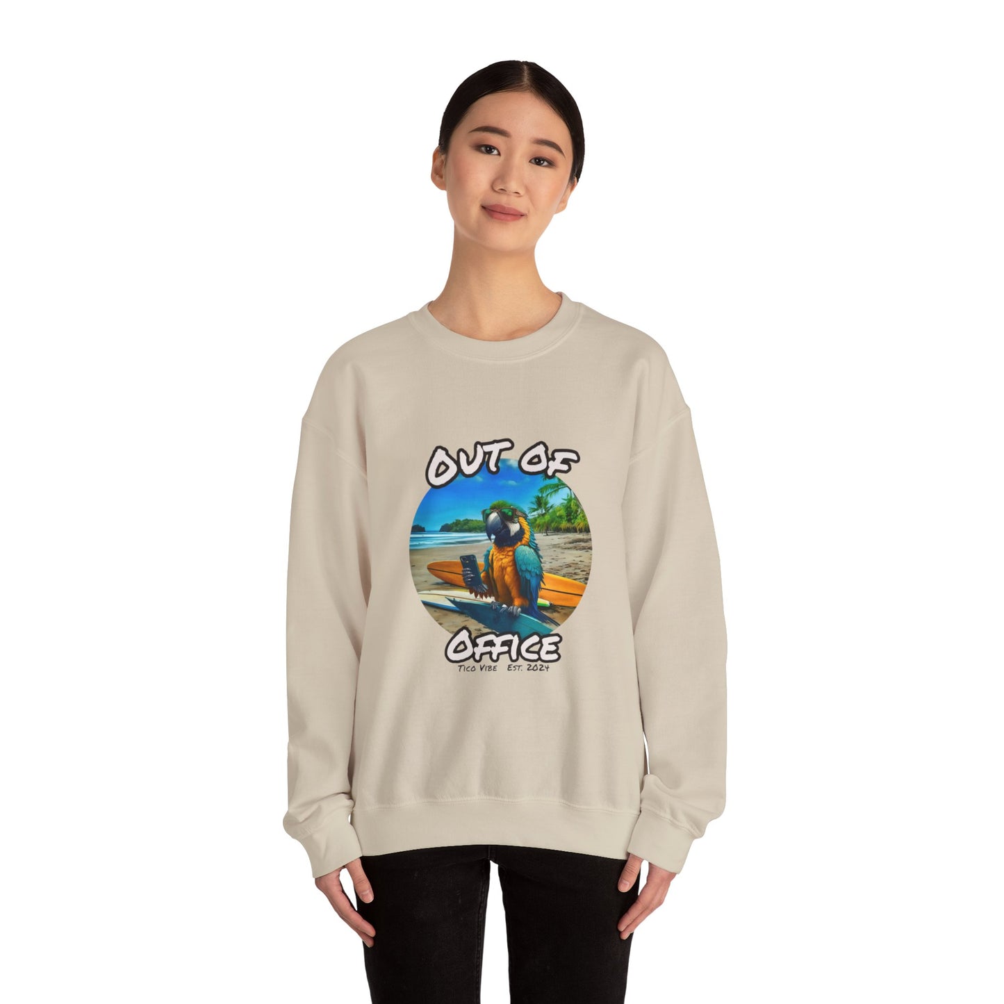 "Out of office" Unisex Heavy Blend™ Crewneck Sweatshirt