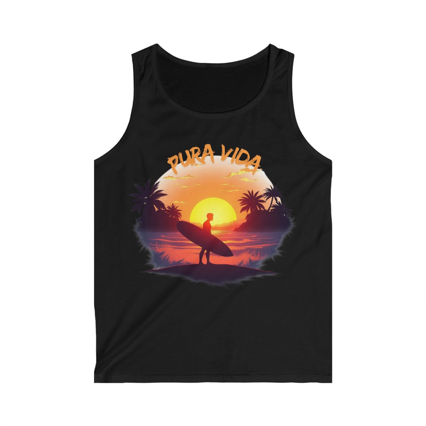 "Pura Vida Surf" Men's Soft style Tank Top