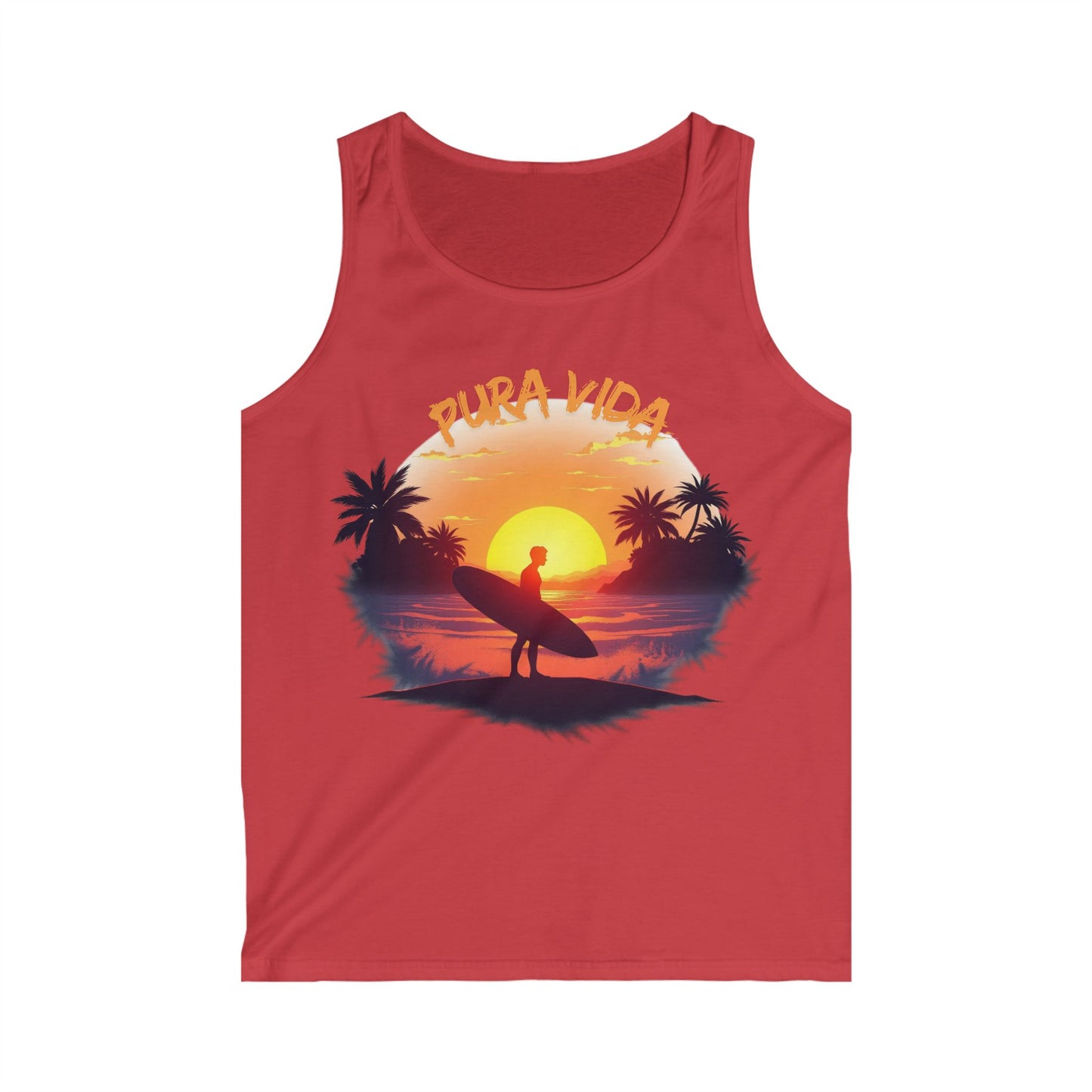 "Pura Vida Surf" Men's Soft style Tank Top