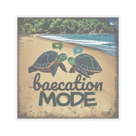 "Baecation Mode" Kiss-Cut Stickers