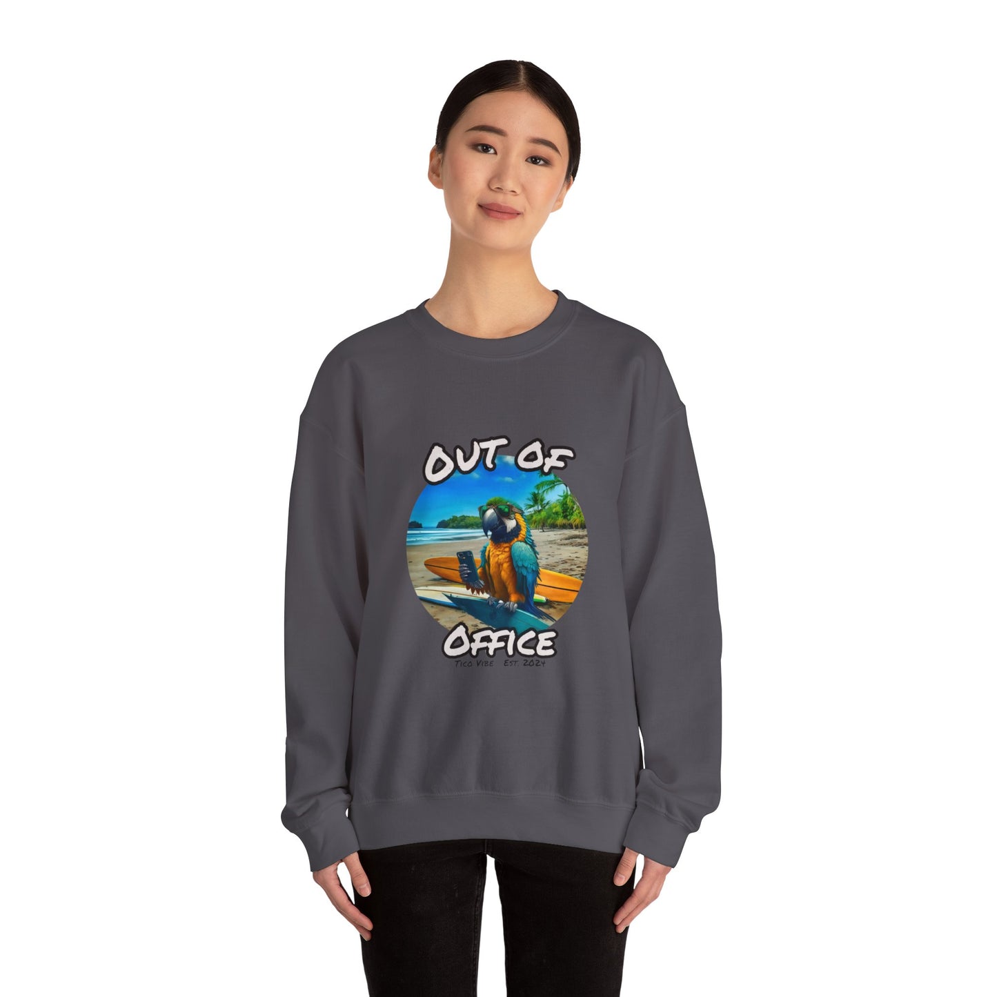 "Out of office" Unisex Heavy Blend™ Crewneck Sweatshirt