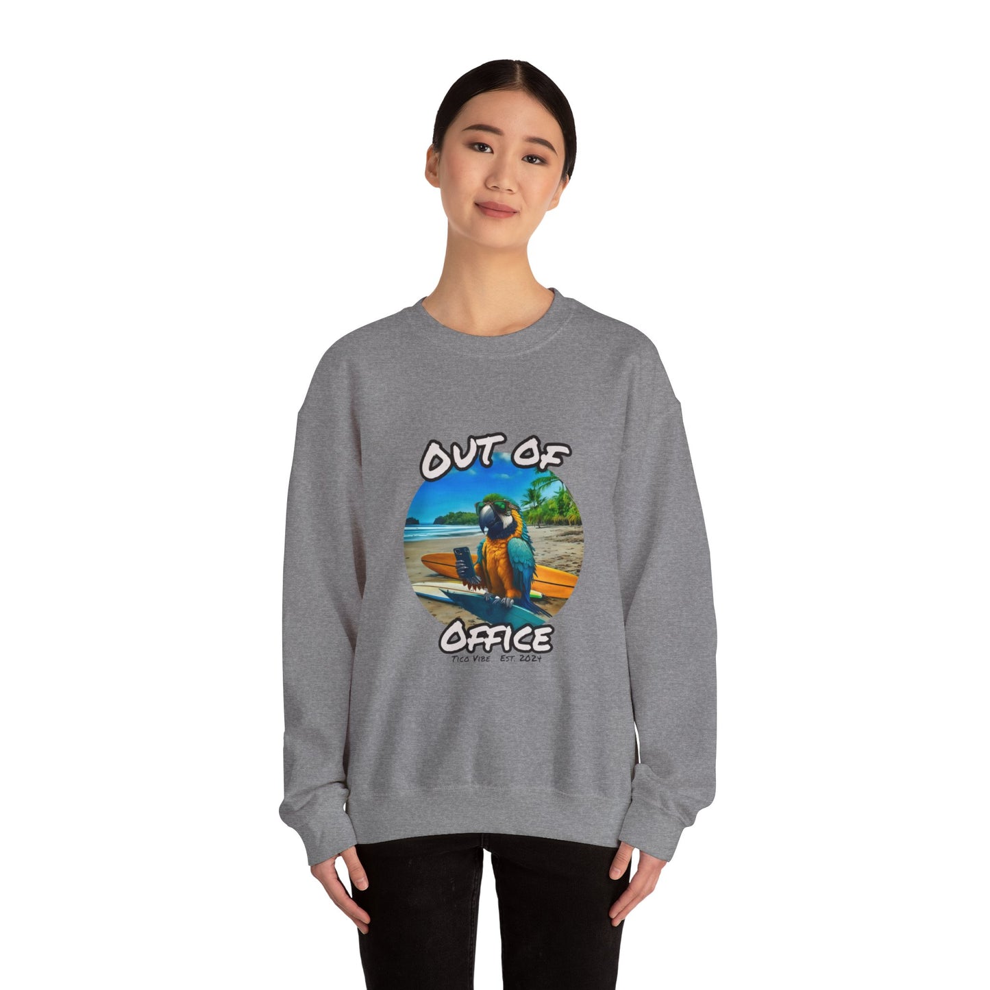 "Out of office" Unisex Heavy Blend™ Crewneck Sweatshirt