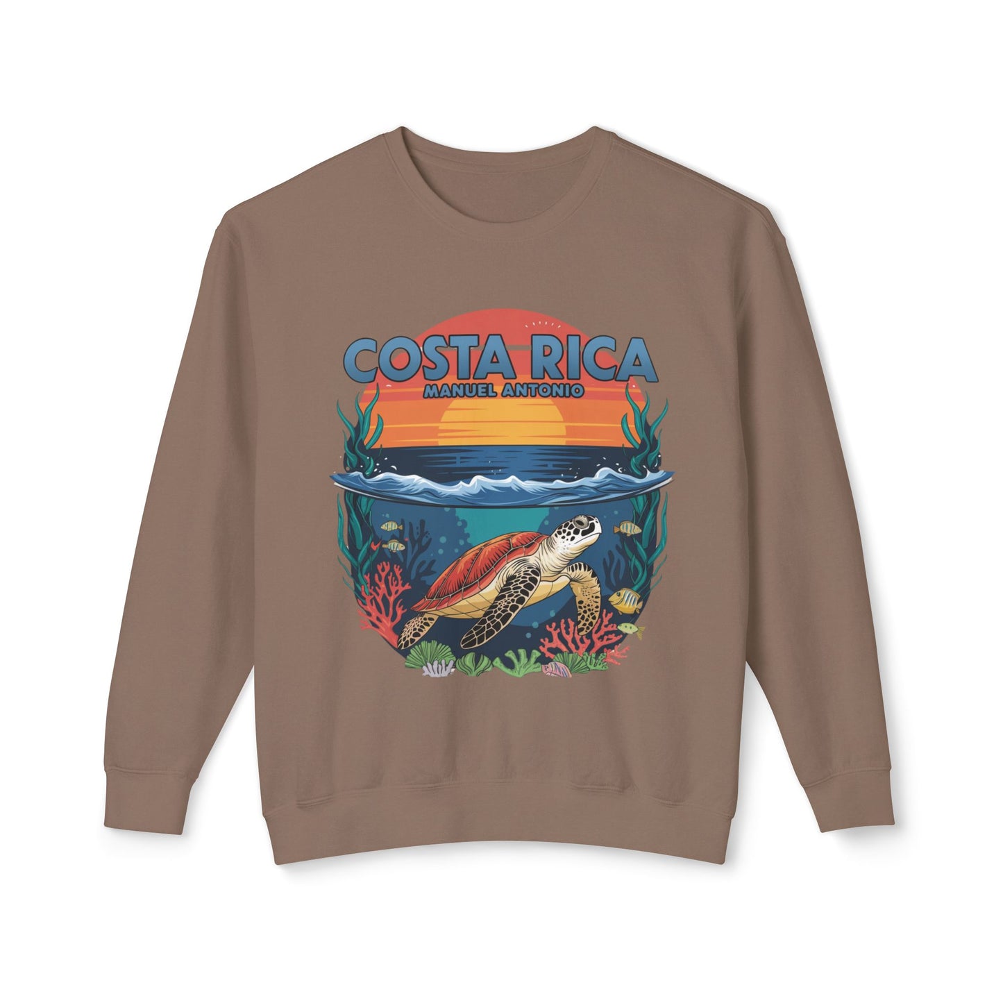 Manuel Antonio Unisex Lightweight Crewneck Sweatshirt – Costa Rica Inspired Comfort