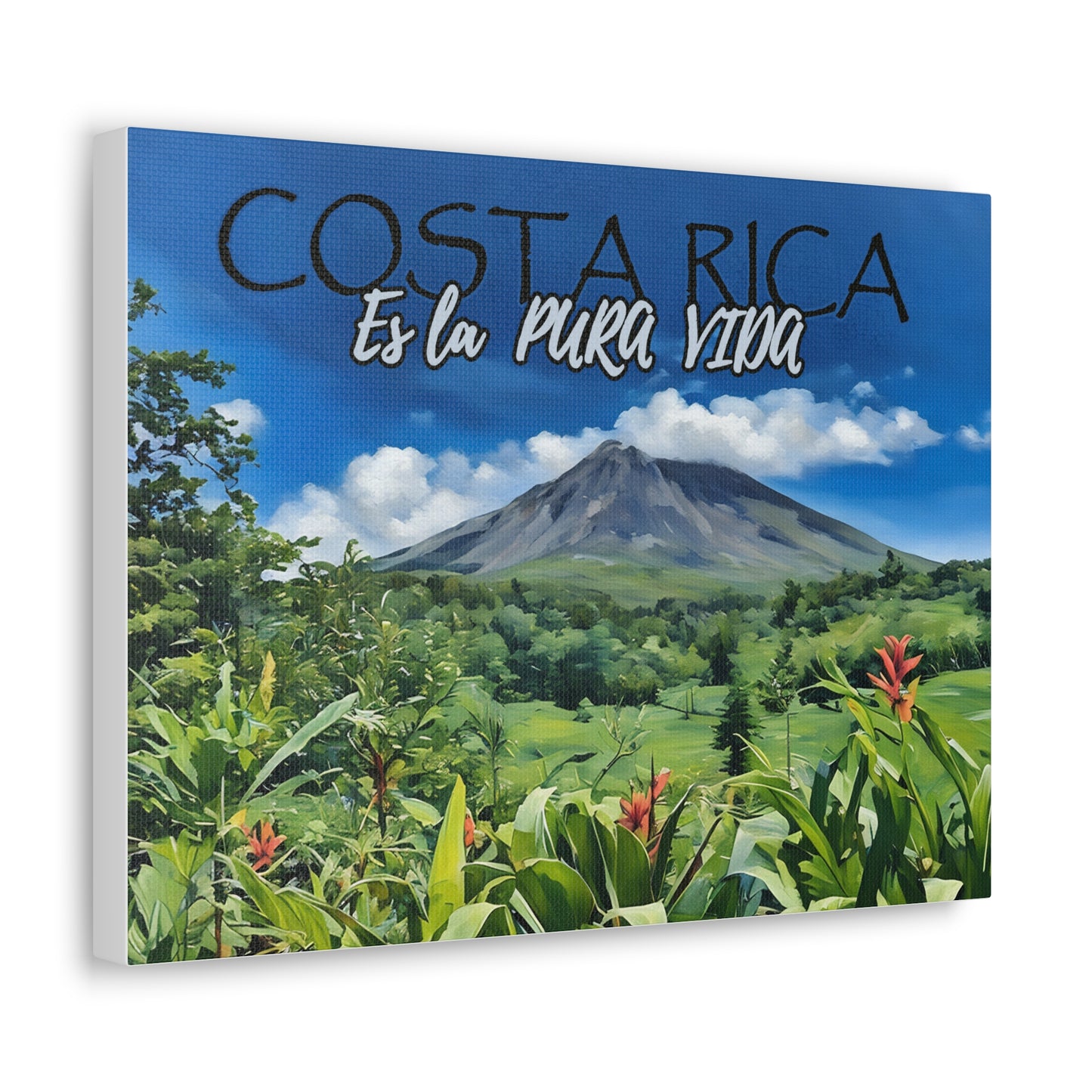 "Costa Rica es la Pura Vida" Canvas Gallery Wraps