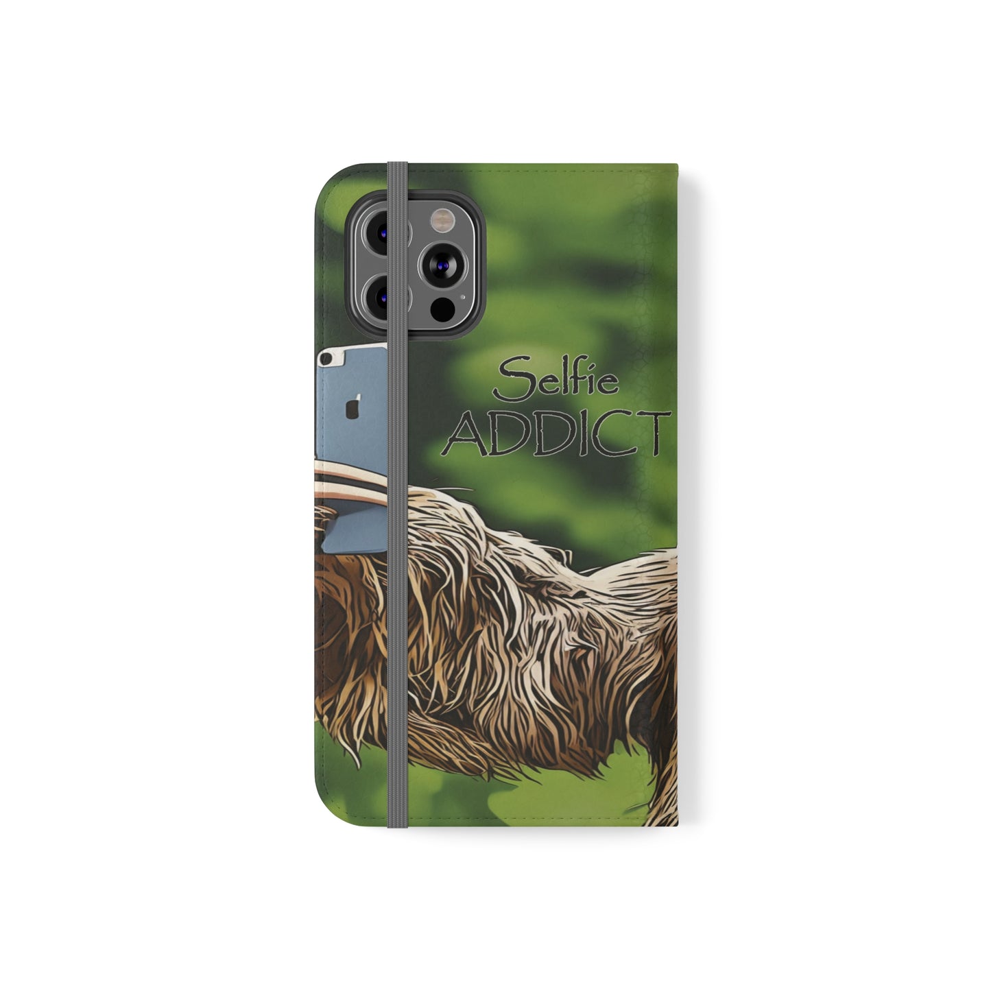 "Selfie Addict Sloth" Flip Cases