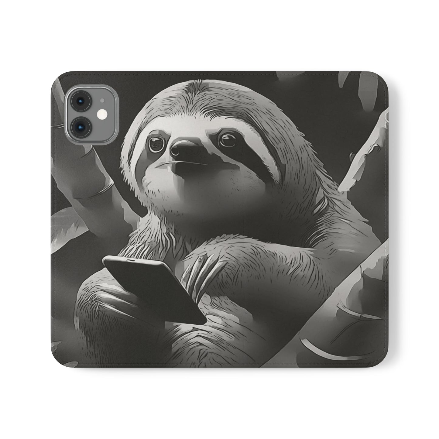 "Sloth on Cell" Flip Cases