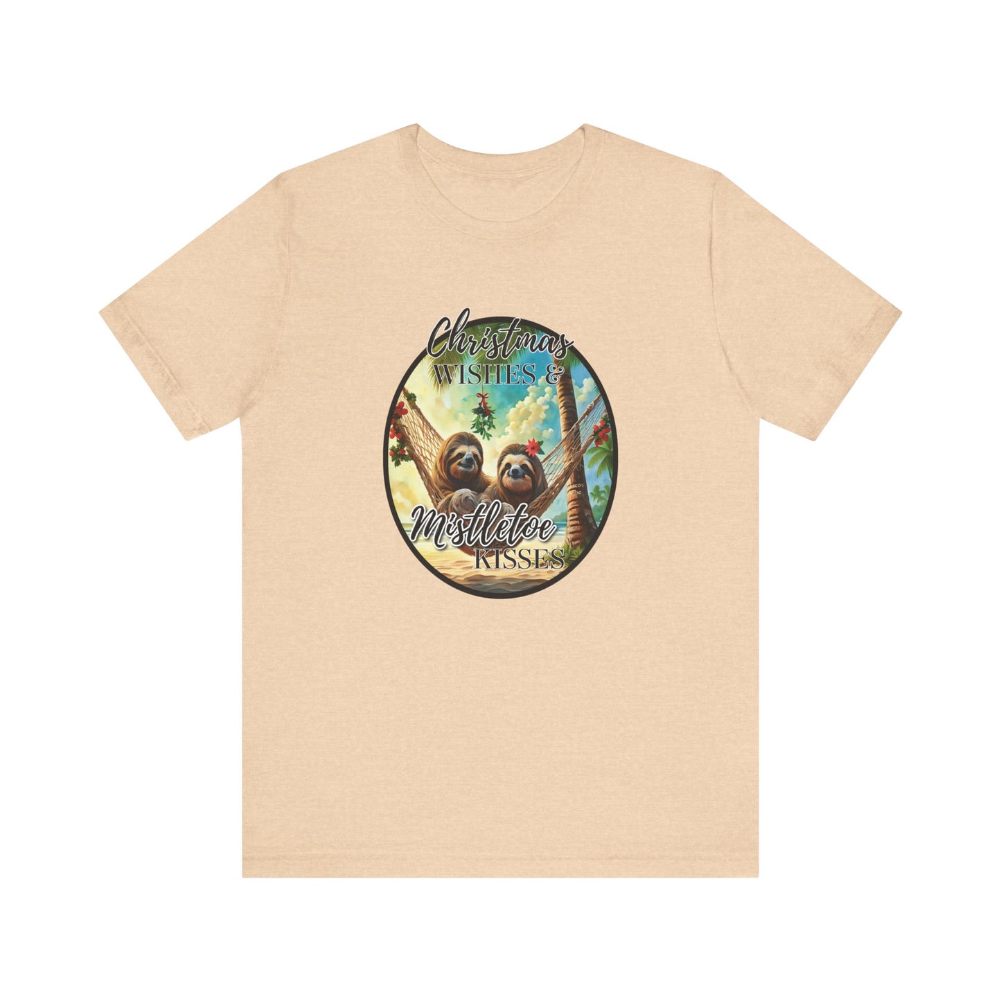 "Slothy Kisses" Unisex Jersey Short Sleeve Tee