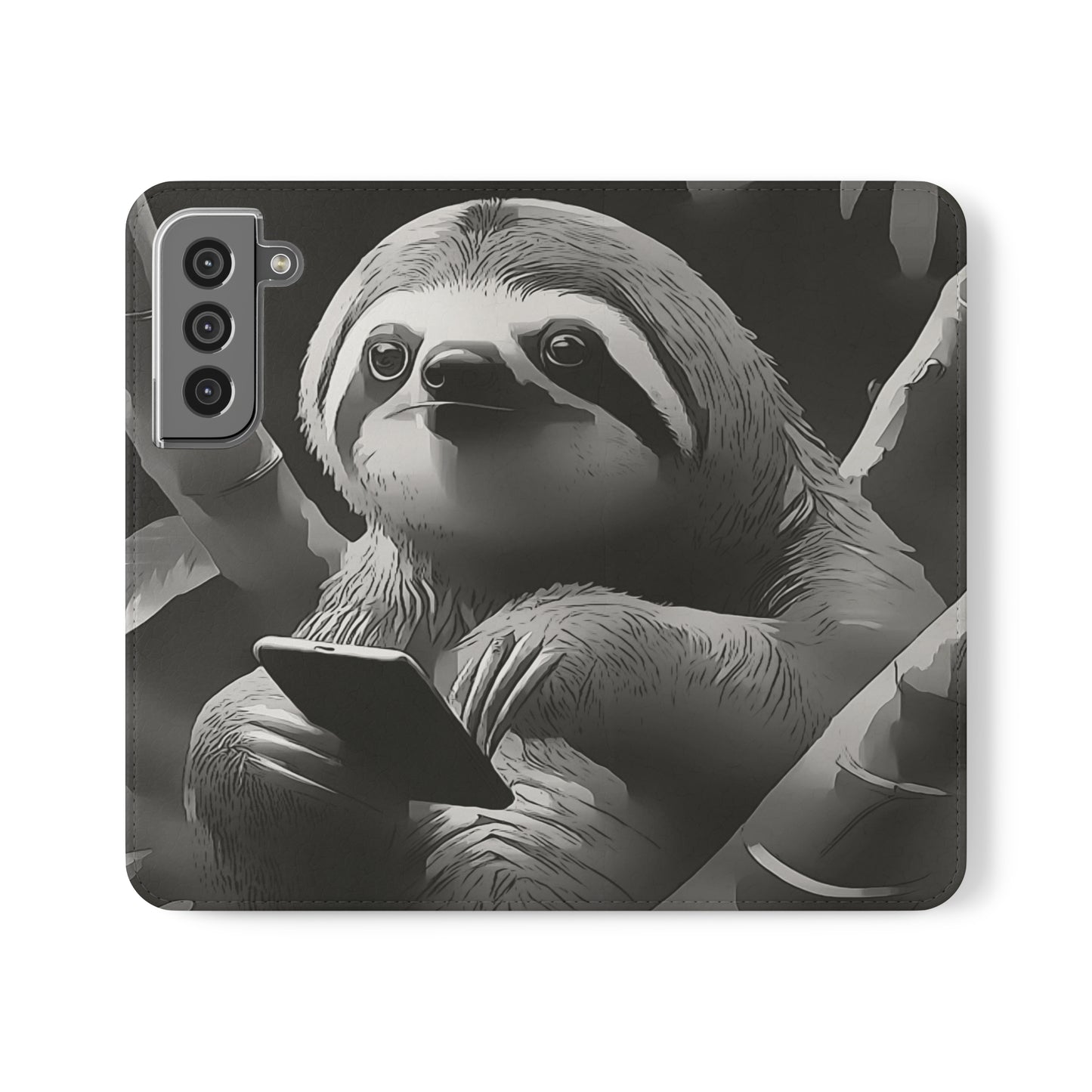 "Sloth on Cell" Flip Cases