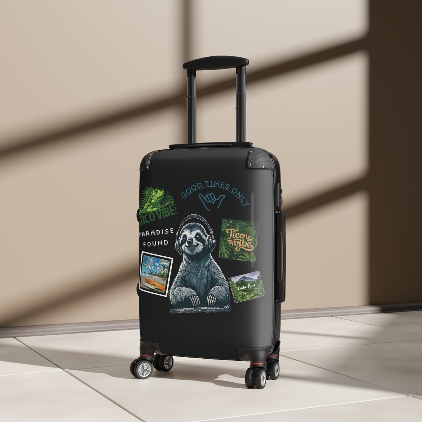 Good Times Only DJ Sloth Travel Suitcase