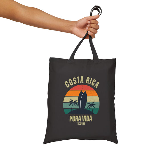 "Costa Rica PV" Cotton Canvas Tote Bag