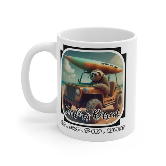 "Surfers Retreat" (L) Mug 11oz