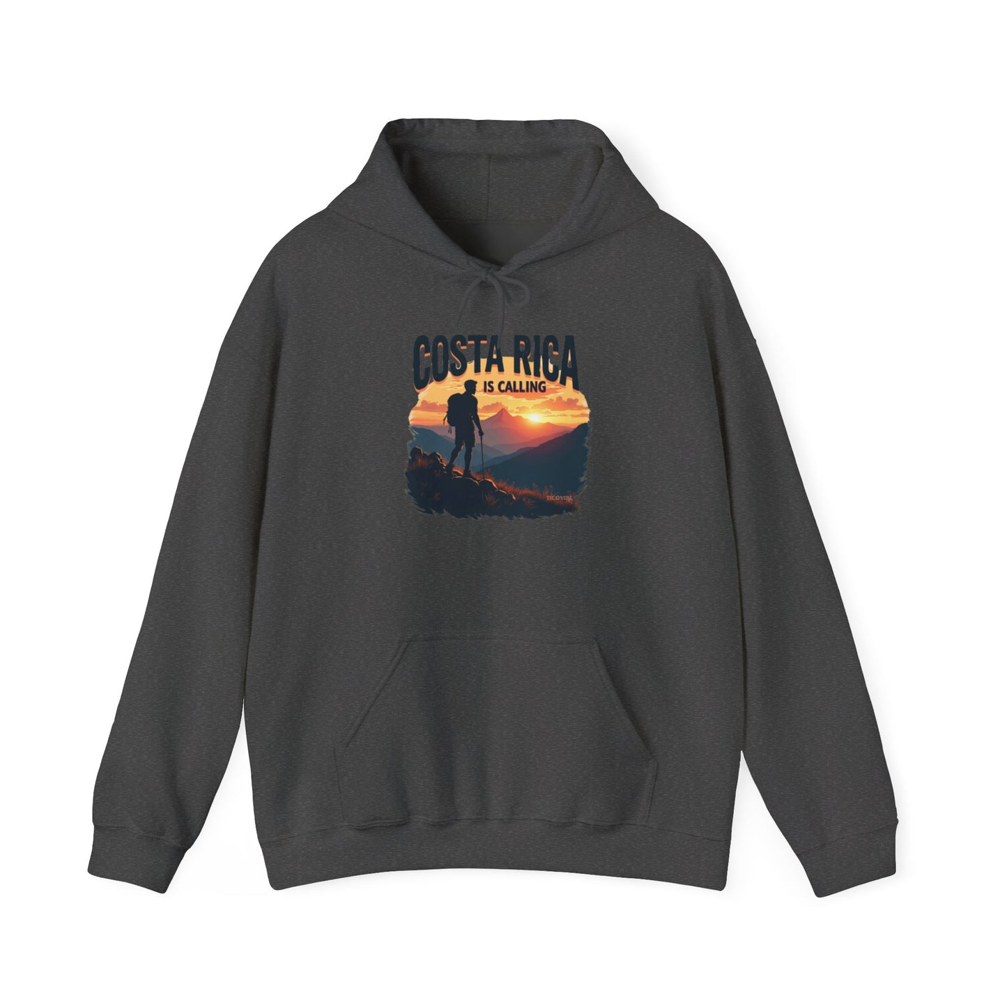 "Costa Rica is calling Hiking" Unisex Heavy Blend™ Hooded Sweatshirt