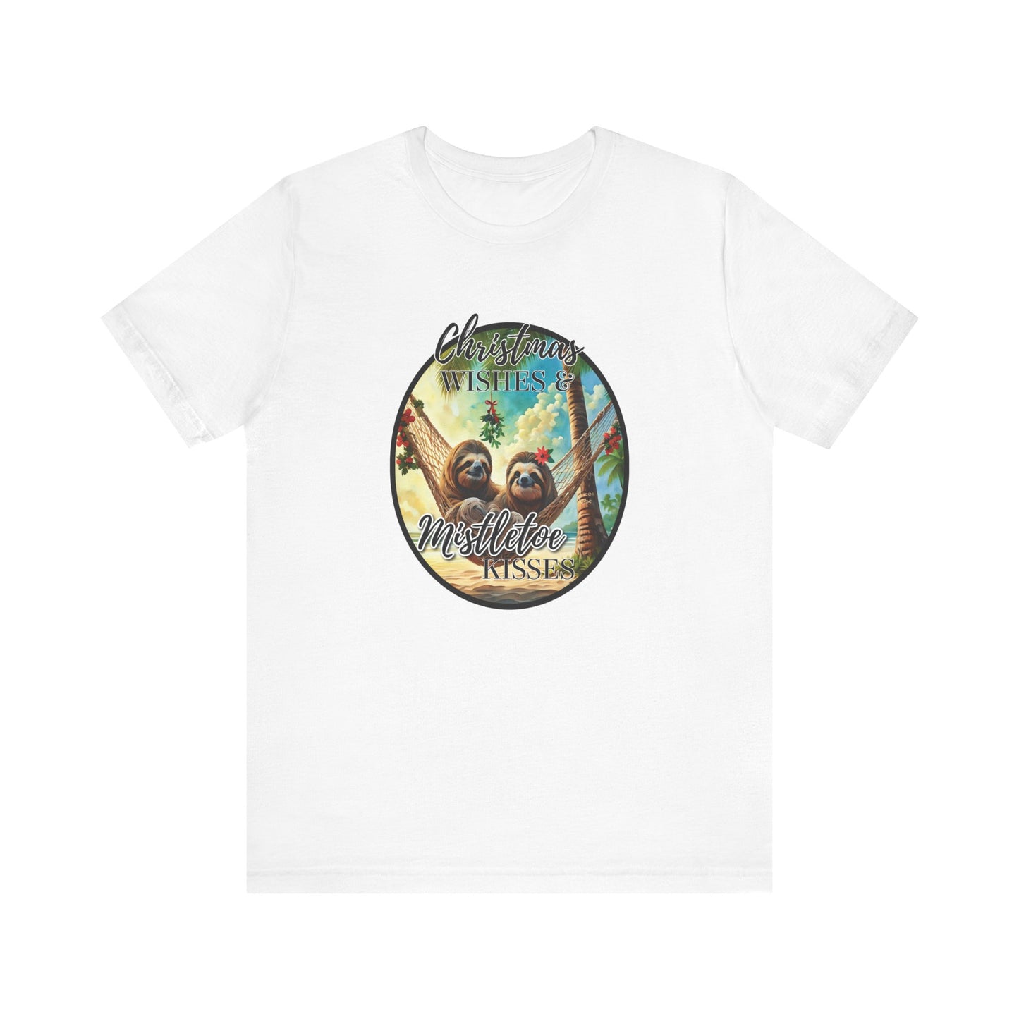 "Slothy Kisses" Unisex Jersey Short Sleeve Tee