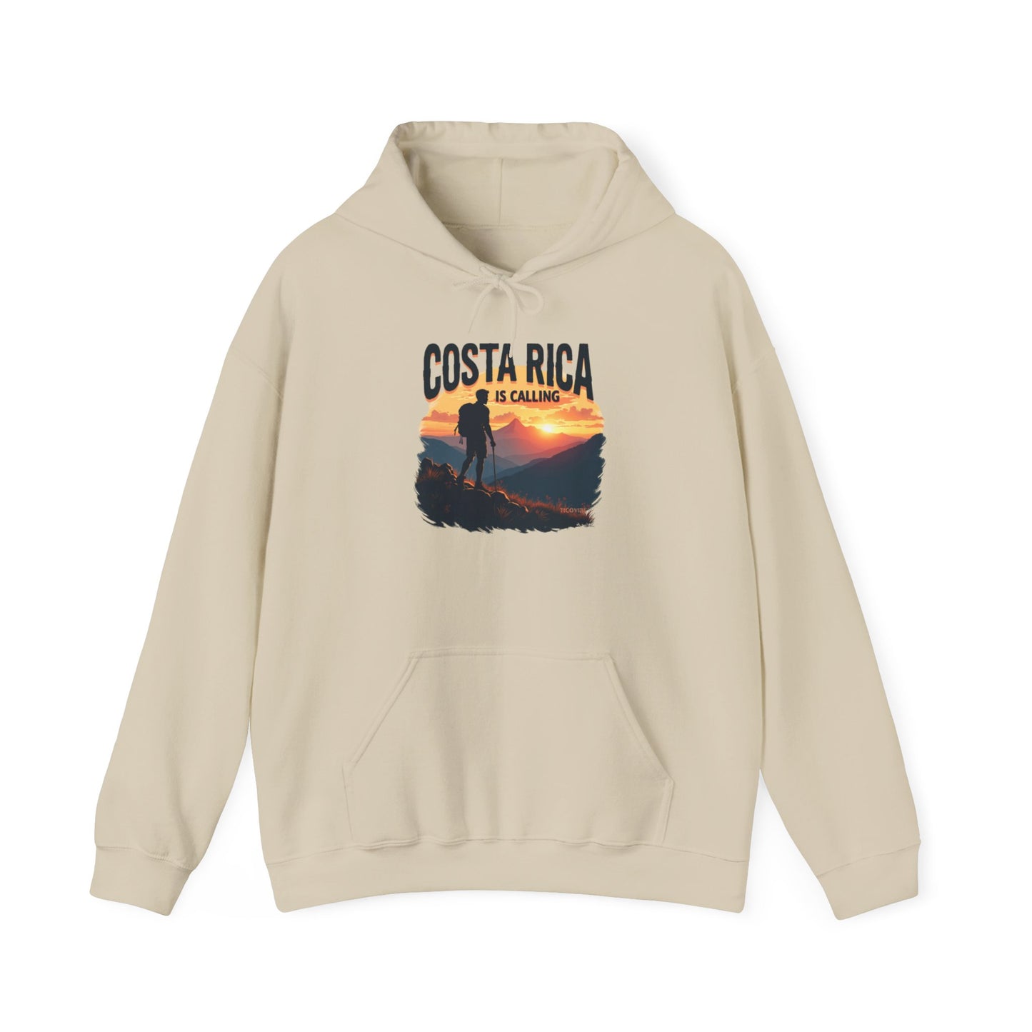 "Costa Rica is calling Hiking" Unisex Heavy Blend™ Hooded Sweatshirt